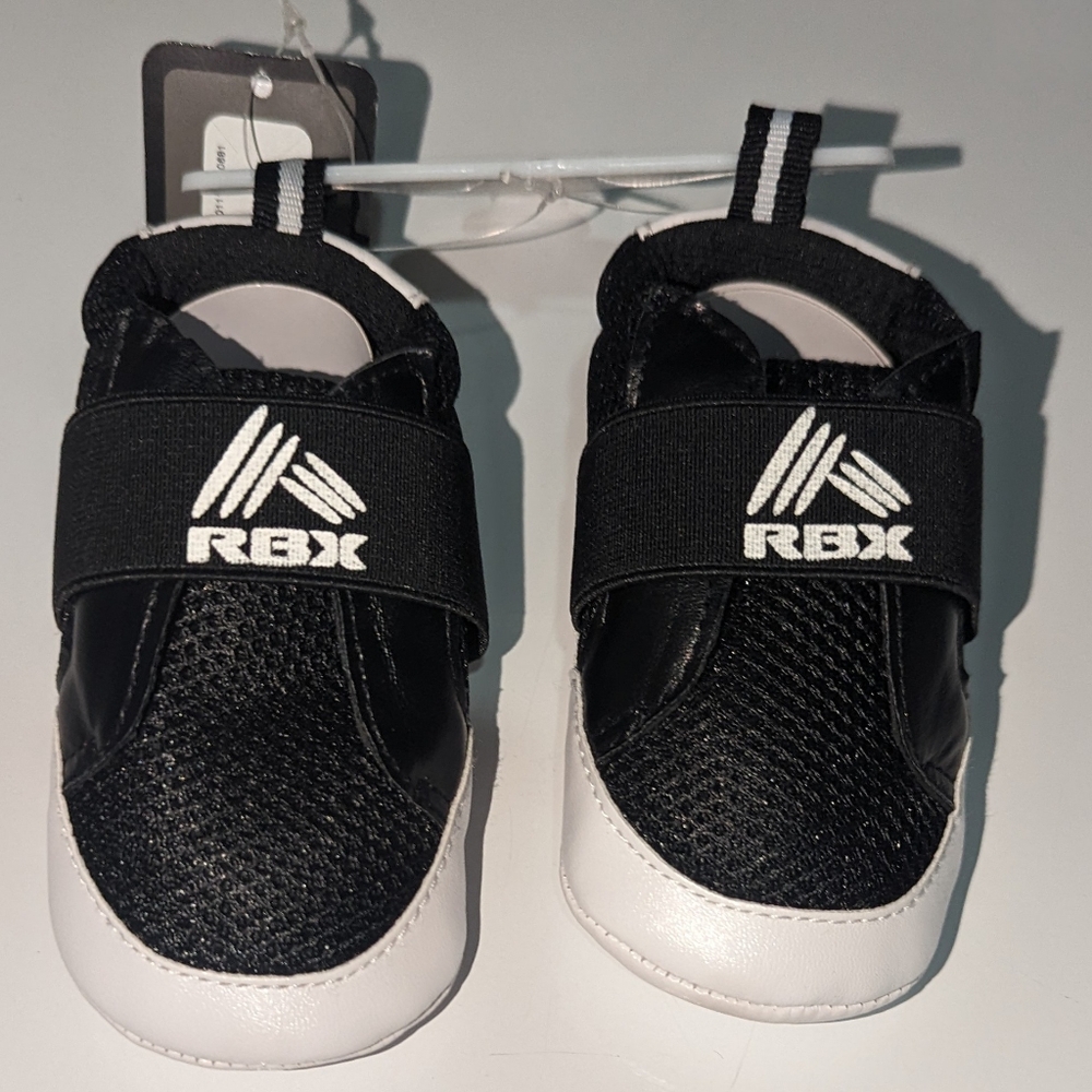 NWT,RBX, Black, unisex, soft sole sneakers-infant size 3